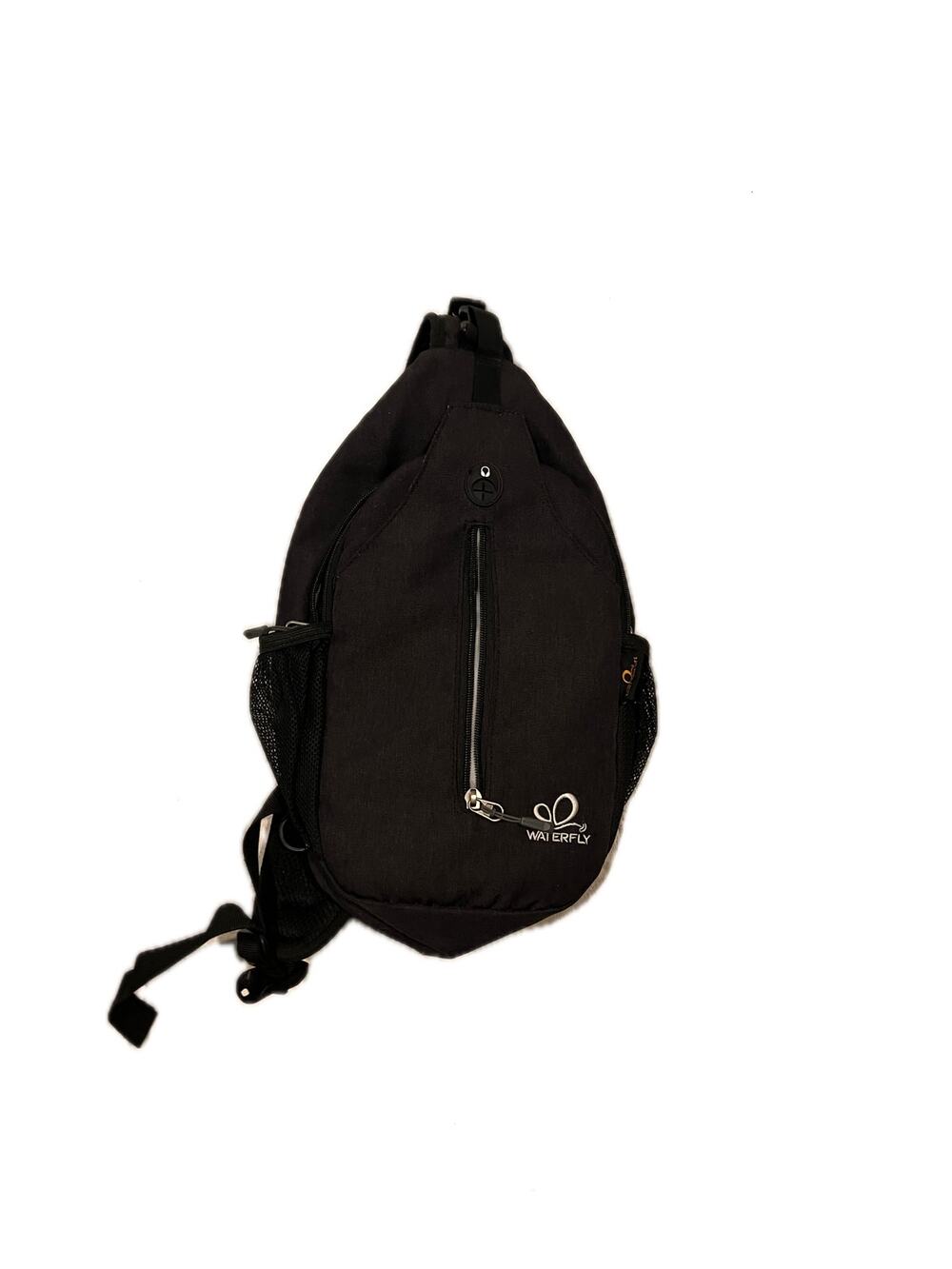 Waterfly Sling Backpack School Sport Bag Black